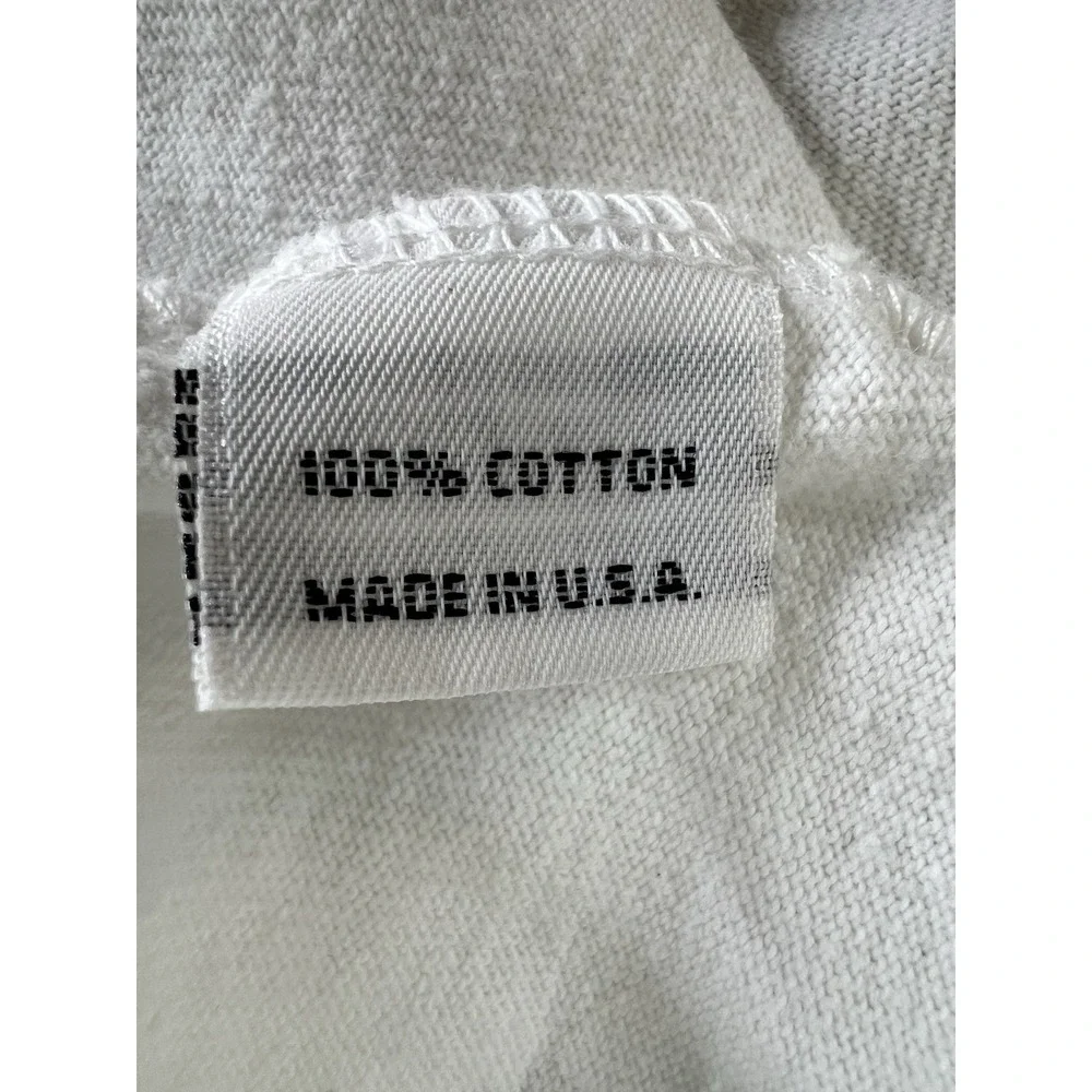Bryn Walker Hoodie Women Medium White Lagenlook Boxy Oversized Pullover Made USA